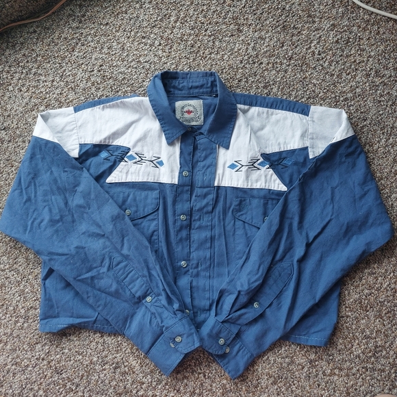Blue button down - Picture 1 of 1